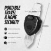 Guard Dog Security Blocklock Portable Door Lock Hotel Door L...