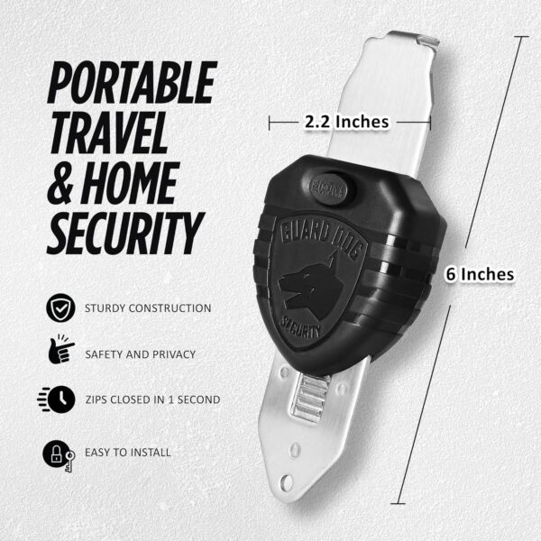 Guard Dog Security Blocklock Portable Door Lock Hotel Door L...