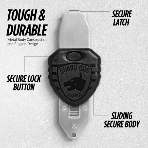 Guard Dog Security Blocklock Portable Door Lock Hotel Door L...