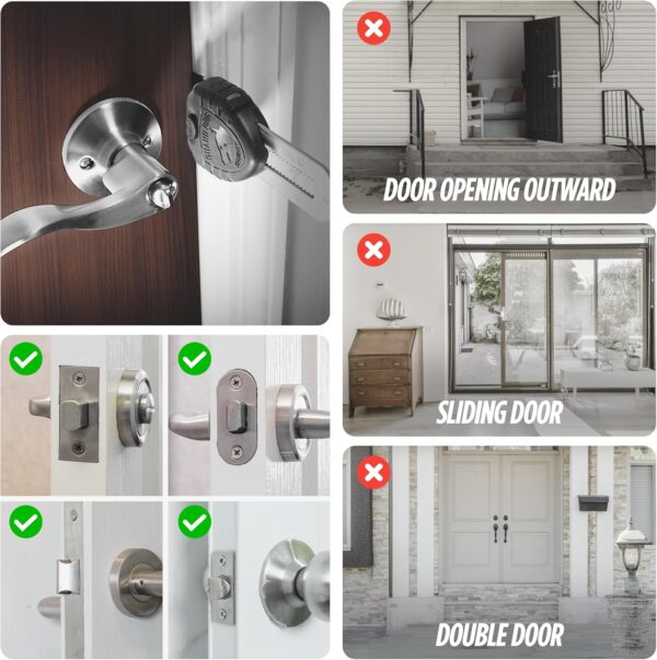Guard Dog Security Blocklock Portable Door Lock Hotel Door L...