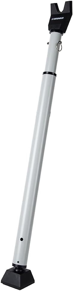 BRINKS- Portable Door Security Bar, Silver- Adjustable Secur...