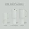HydroJug Sport - Stainless Steel Tumbler with Straw, Vacuum ...