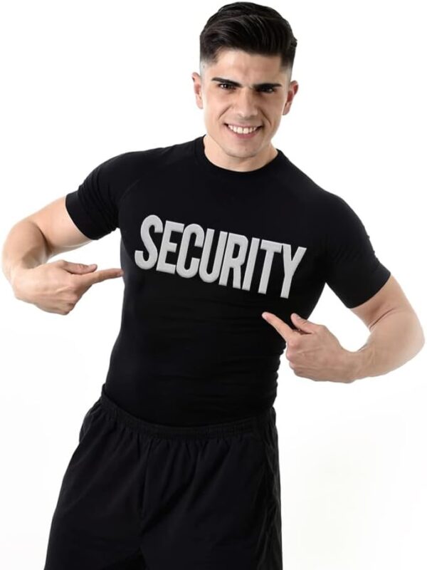 fresh tees Security Shirt 2 Sided Front Back Print | Event S...