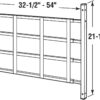 Segal S 4767 Carbon Steel Fixed 4-Bar Window Grill for Home ...