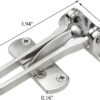 Home Security Door Lock, 2 Pack Latch Guard Clasp Front Door...