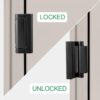 Home Security Door Lock Reinforcement - Child Proof High Sec...
