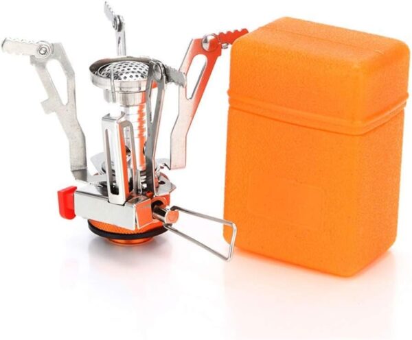 AOTU Portable Camping Stoves Backpacking Stove with Piezo Ig...