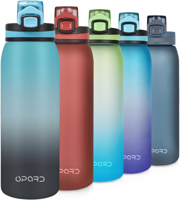 Opard 32oz Sports Water Bottle with Leak Proof Flip Top Lid ...