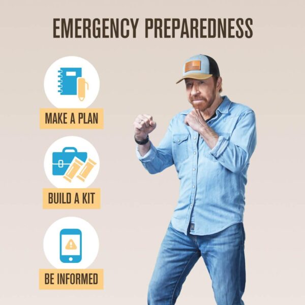 by Chuck Norris Roundhouse Provisions Survival Mode Emergenc...
