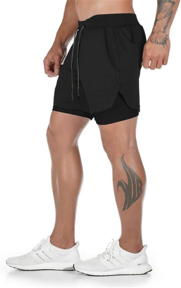 Surenow Mens Running Shorts，Workout Running Shorts for Men，2...