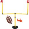 Franklin Sports Youth Football Goal-Post Set — Kids’ Footbal...