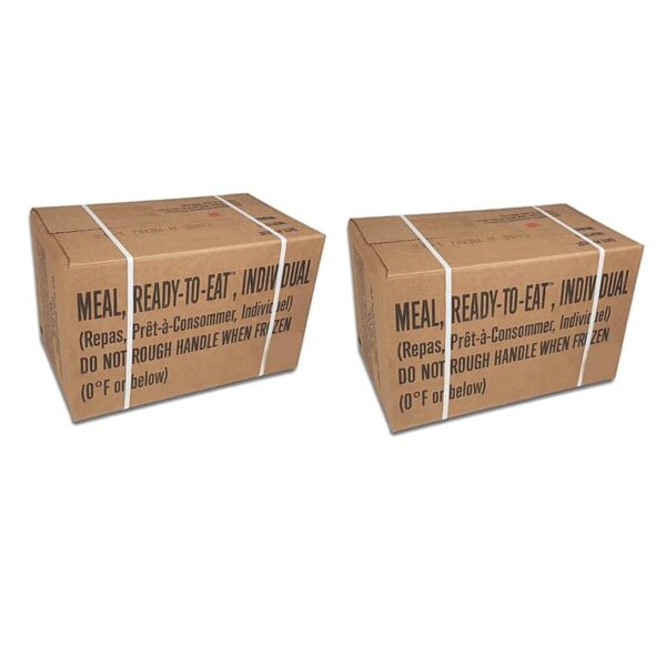MRE A and B bundle cases 2024, 2025 inspection - Military me...