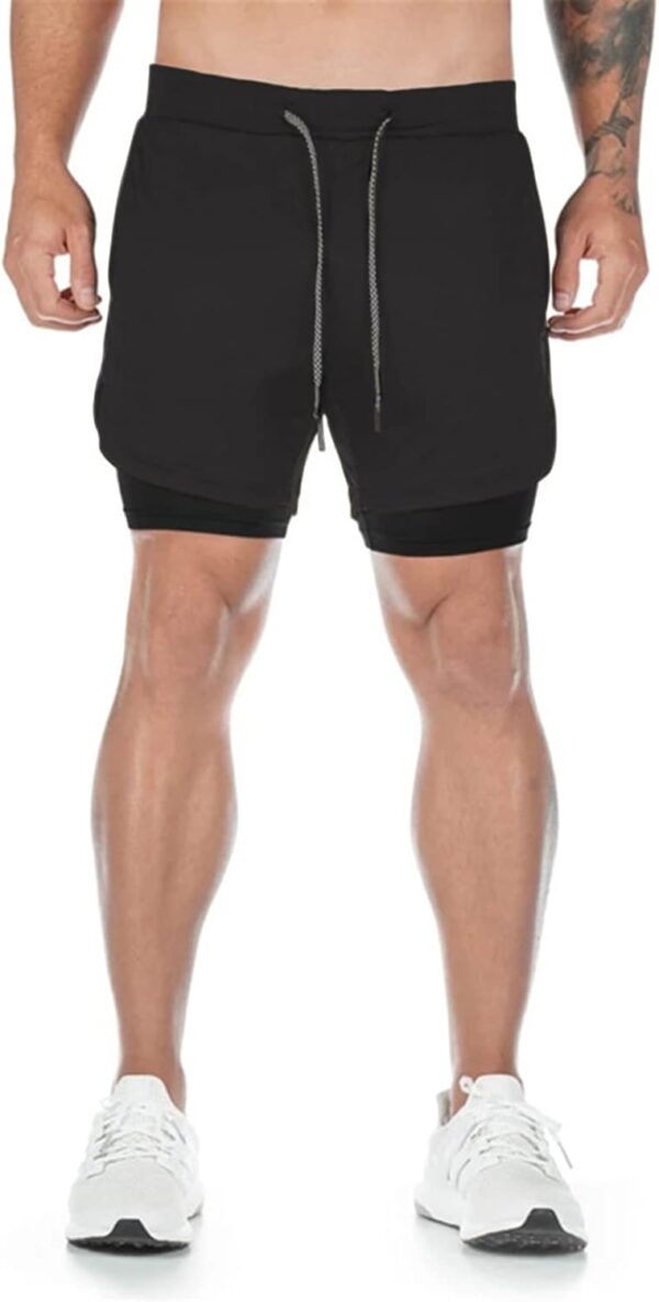Surenow Mens Running Shorts，Workout Running Shorts for Men，2...
