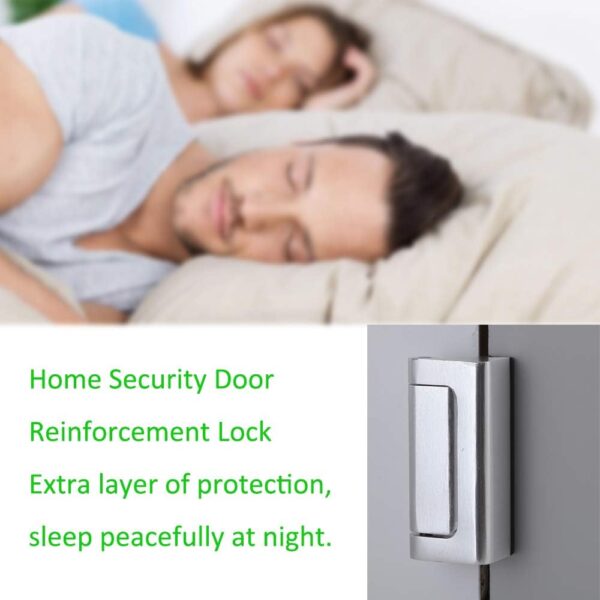 Home Security Door Lock, 2 Pack Child Proof Door Reinforceme...