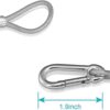20 Pack Safety Security Cable, 25.5" Stainless Steel Wire Ro...