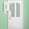 Home Security Door Reinforcement Lock Upgraded Front Door Lo...