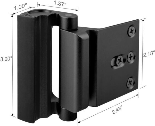 Home Security Door Lock Reinforcement - Child Proof High Sec...