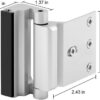 Home Security Door Lock, 2 Pack Childproof Door Reinforcemen...