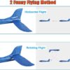 BooTaa 4 Pack Airplane/Flying Toys, 17.5" Large Throwing Foa...