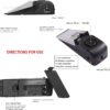 Portable Door Lock & Door Stop Alarm Set, Dual Protection Ho...