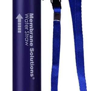 Membrane Solutions Water Filter Straw WS02, Detachable 4-Sta...