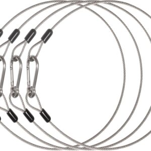 4 Pack Stage Light Safety Cables for Stage DJ Party Lights T...