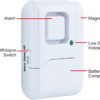 GE Personal Security Window and Door Alarm, 4 Pack, DIY Prot...