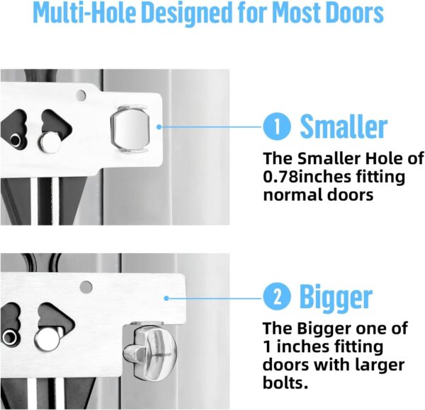 Upgraded Portable Door Lock & Door Stop Alarm, TOWODE Dual P...