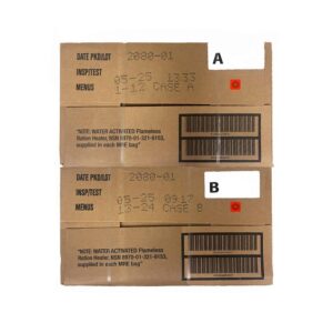 Wornick MRE Meals Ready to Eat, 2025 Inspection Date or Bett...