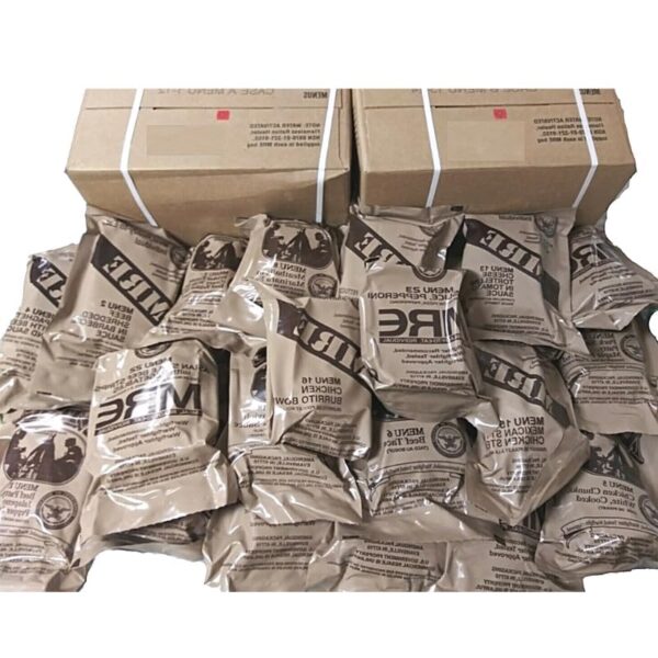 MRE A and B bundle cases 2024, 2025 inspection - Military me...