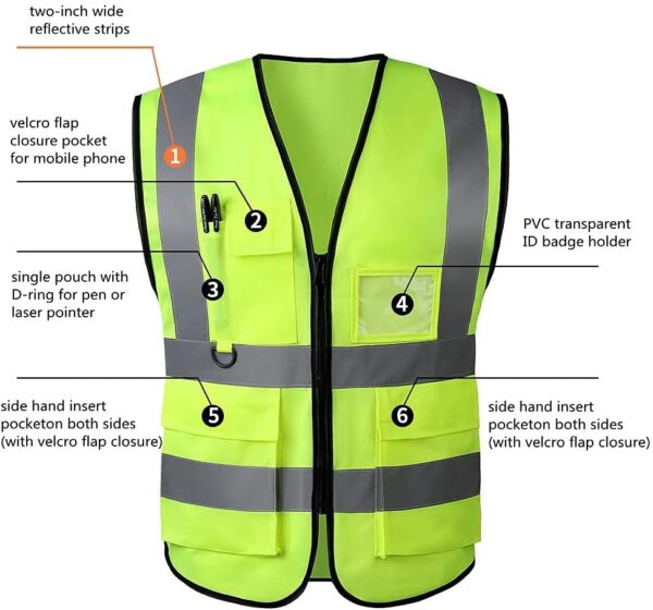 Tydon Guardian Reflective Safety Vest for Women Men High Vis...