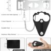 Portable Door Lock for Hotel Door Safety- Metal Hotel Door L...