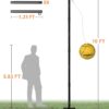 Garbuildman Tetherball Set with Ball & Rope for Outdoor Back...