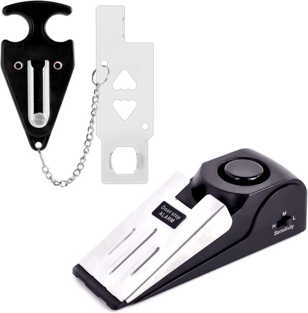 Upgraded Portable Door Lock & Door Stop Alarm, TOWODE Dual P...