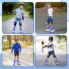 Adjustable Roller Skates for Kids Girls Boys Beginners 4Size...