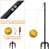 Garbuildman Tetherball Set with Ball & Rope for Outdoor Back...