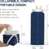 Collapsible Water Bottles, Silicone Foldable Portable Water ...