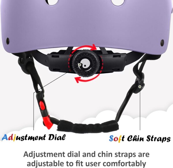 Kids Bike Helmet, Adjustable and Multi-Sport, from Toddler t...