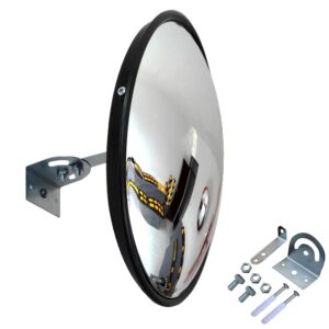 Convex Mirror - 18" Security Mirror for Business, Garage, Wa...