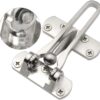 Home Security Door Lock, 2 Pack Latch Guard Clasp Front Door...