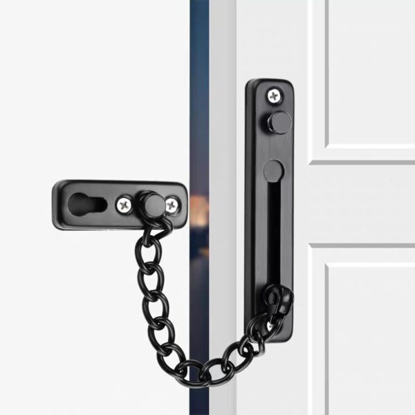 KAFENDA Security Door Chain Lock Sturdy Door Lock Latch for ...