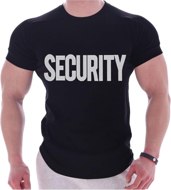 fresh tees Security Shirt 2 Sided Front Back Print | Event S...