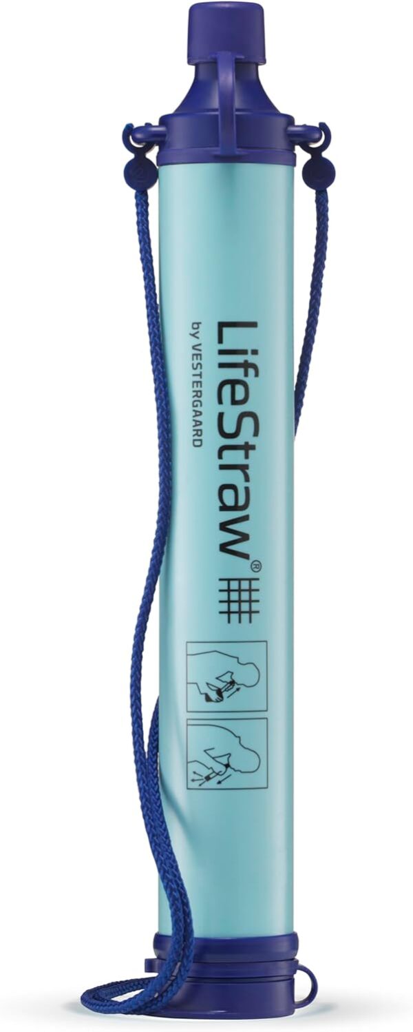 LifeStraw Personal Water Filter for Hiking, Camping, Travel,...