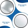 Maitys 2 Pcs Convex Mirror Acrylic Safety Security Traffic C...
