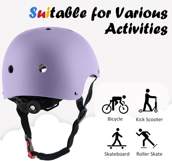 Kids Bike Helmet, Adjustable and Multi-Sport, from Toddler t...