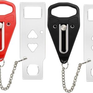 Portable Door Lock 2Pack Extra Lock for Additional Privacy a...