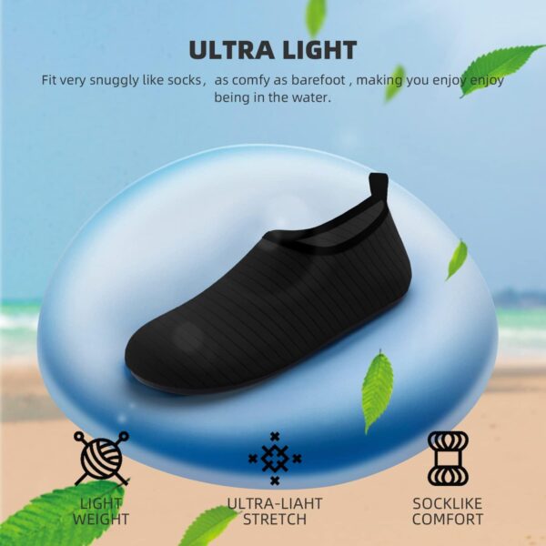 Water Shoes for Women Men Quick-Dry Aqua Socks Swim Beach Ba...