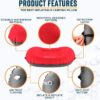 Alpcour Camping Pillow – Large, Inflatable, Ultralight Sleep...