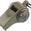 Emergency Whistle with Lanyard, Multi-Functional 3 in1 Survi...