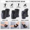 Adult/Child Knee Pads Elbow Pads Wrist Guards 3 in 1 Protect...